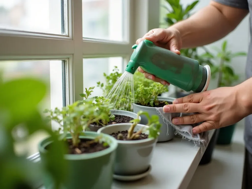 Cura quotidiana delle piante da balcone: irrigazione e pulizia