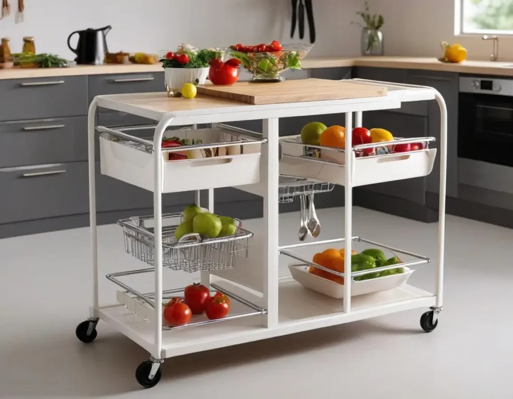 Tipologie di carrelli da cucina: quale scegliere